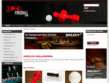 Tablet Screenshot of fireball-kicker.de